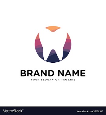 Dental design vector image