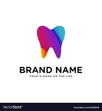 Dental design vector image