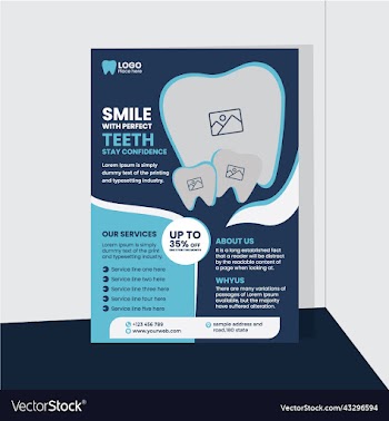 dental flyer design template
