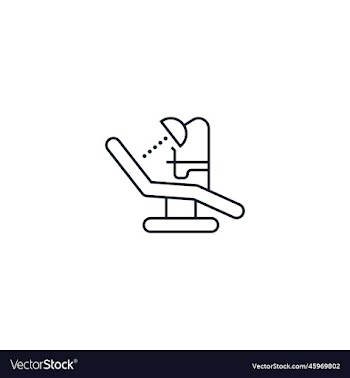 dentist chair creative icon from dental icons