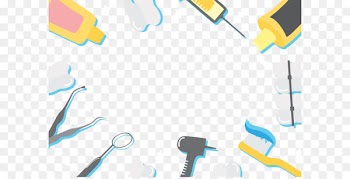 Dentistry Tooth decay Icon - Dental Clinic Background Border 