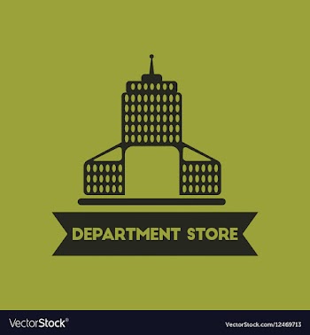 Department Store building vector image