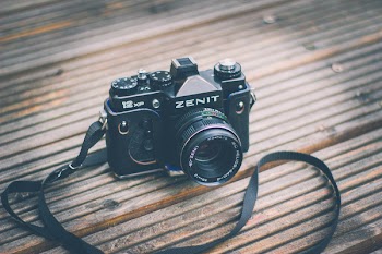 Depth of Field Photograph of Black Zenit Milc-camera