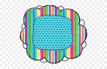 Der Stickbär - Colorful Doodle Frames Png