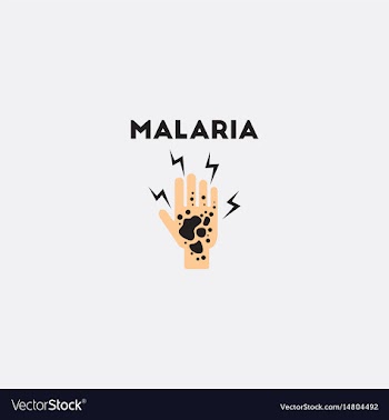 Dermatological effects on hand paper vector image