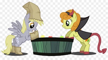 Derpy Hooves Applejack Apple bobbing Image Pinkie Pie - guepier 