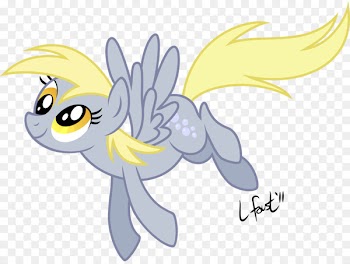 Derpy Hooves Fluttershy Winged unicorn Rainbow Dash - color vector 