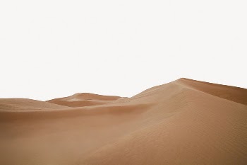 Desert border collage element, nature | Free PSD - rawpixel