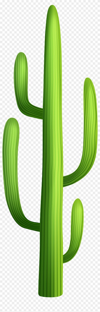 Desert Cactus Transparent Png Clip Art Image - Desert Trees Clip Art