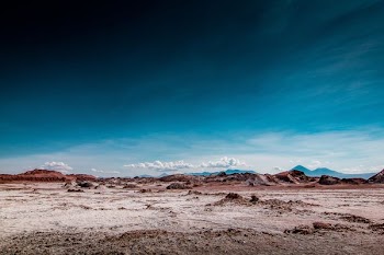 desert dune with blue sky