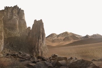 Desert landscape border, nature image | Free PSD - rawpixel
