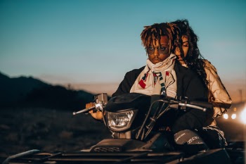Desert shoot before hitting the stage at Coachella