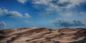 Desert Under Blue Sky