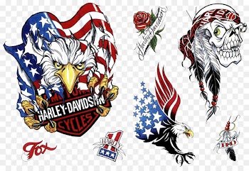 Desert Wind Harley-Davidson Motorcycle Tattoo Snake Harley-Davidson - American Eagle 