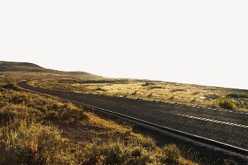 Deserted road border, aesthetic nature | Free PSD - rawpixel