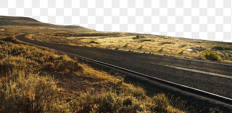Deserted road  png border, | Free PNG - rawpixel
