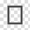 Deshou ICON, Default, black frame border transparent background PNG clipart