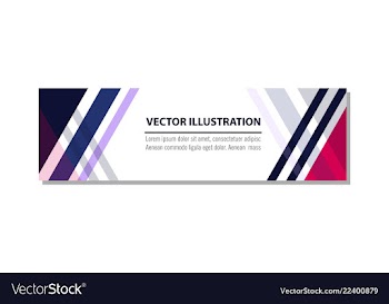 Design banner background vector image