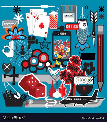 Design candy vector image