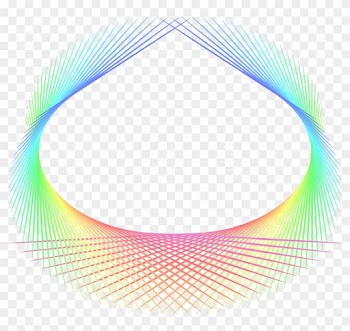 Design Clipart Colour - Abstract Rainbow Vector Transparent