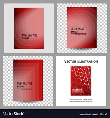 Design cover book brochure layout flyer poster vector image