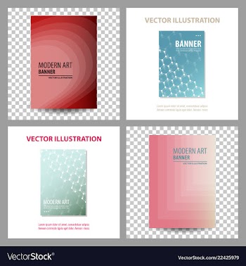 Design cover book brochure layout flyer poster vector image