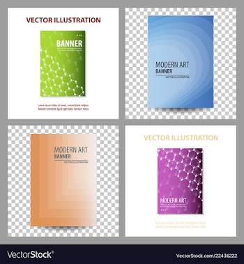 Design cover book brochure layout flyer poster vector image