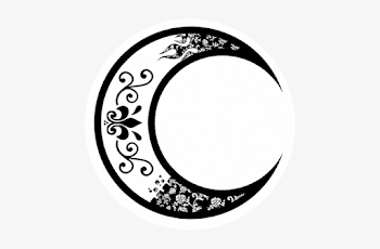 Design Effects Moon Crescent Black Goth Gothic Witch - Crescent ...