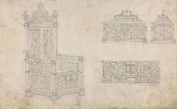 Design for a Gothic Chair | Free Photo - rawpixel