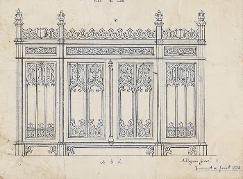Design for a Gothic Screen | Free Photo - rawpixel