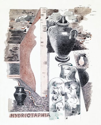 Design for Urne Buriall&ndash;Water Hath Proved the Smartest Grave, (1932) by Paul Nash. Original from Birmingham Museums. Digitally enhanced by rawpixel.