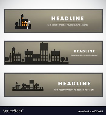 Design of black silhouette cityscape eps vector image