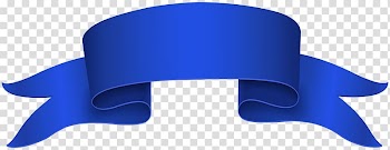 Design Red ribbon, Blue Banner transparent background PNG clipart