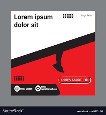 design white square web banners for social media