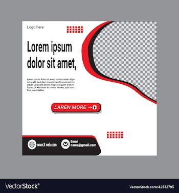 design white square web banners for social media