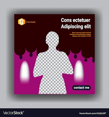 design white square web banners for social media w