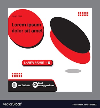 design white square web banners for social media w