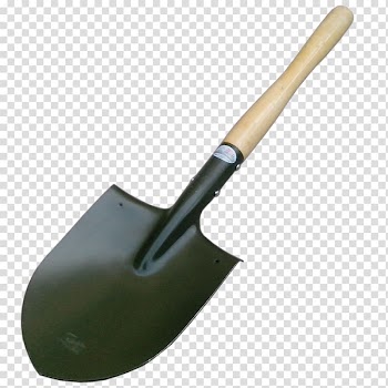 Designer, A black shovel transparent background PNG clipart