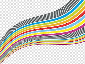 Designer Adobe Illustrator, Colored lines transparent background PNG clipart
