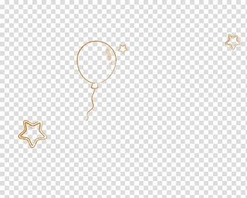 Designer Balloon Earring, Jane pen balloons stars transparent background PNG clipart