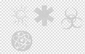 Designer, chalk hand-painted flowers transparent background PNG clipart
