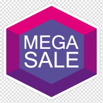 Designer clothing Sales, mega sale transparent background PNG clipart
