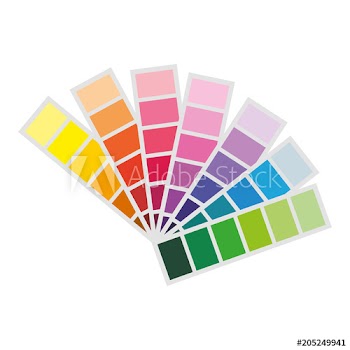 designer color swatches drawing tool vector illustration