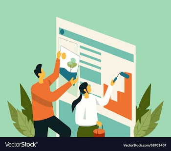 designer designing application