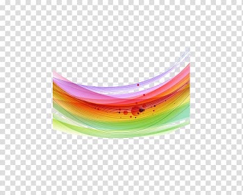 Designer Gratis Rainbow, Colorful decorative patterns transparent background PNG clipart