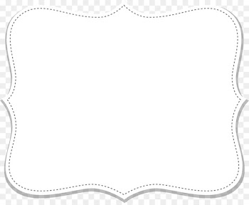Designer Pattern - Cute dotted text letter border 
