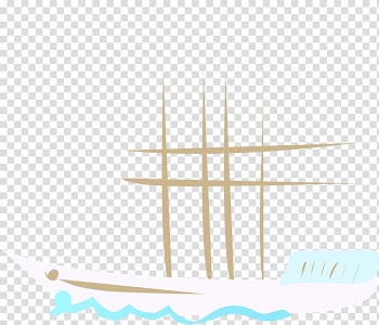 Designer Watercolor painting, Hand painted blue boat transparent background PNG clipart