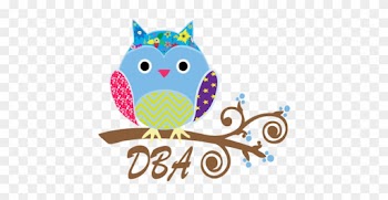 Designs By April - Owl And Alphabet (blue) Curtains