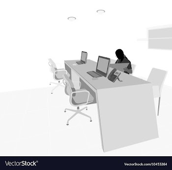 Desk vector image