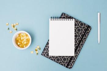 Desk with objects
